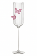 Verre champagne cocktail papillon style haut de gamme