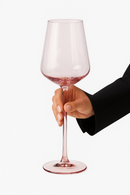 Verre champagne col incliné vintage cristal sur pied