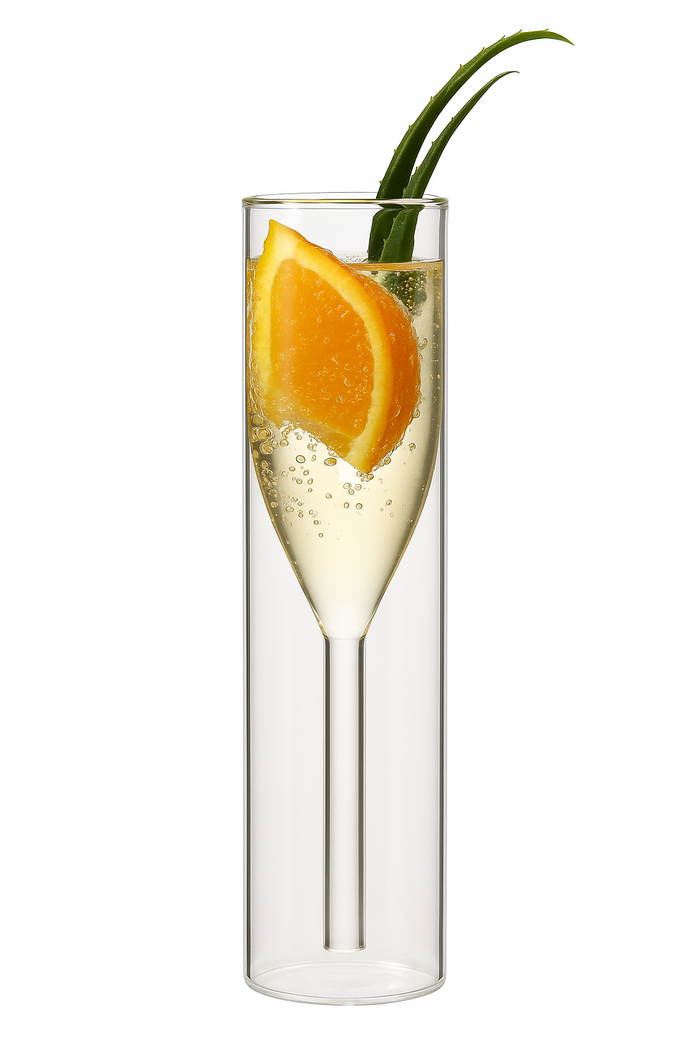 Verre cocktail design animal décor original soirée bar