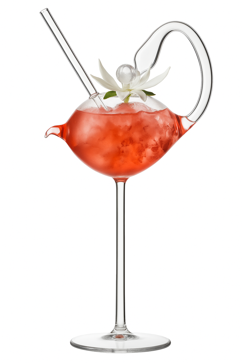 Verre cocktail design créatif pour bar fête mariage