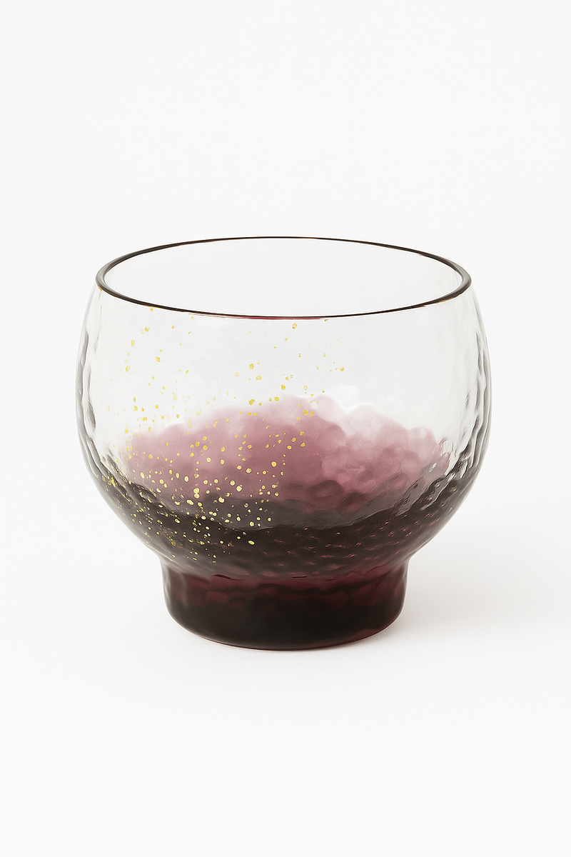 Verre japonais motif ciel étoilé style yachiyo premium