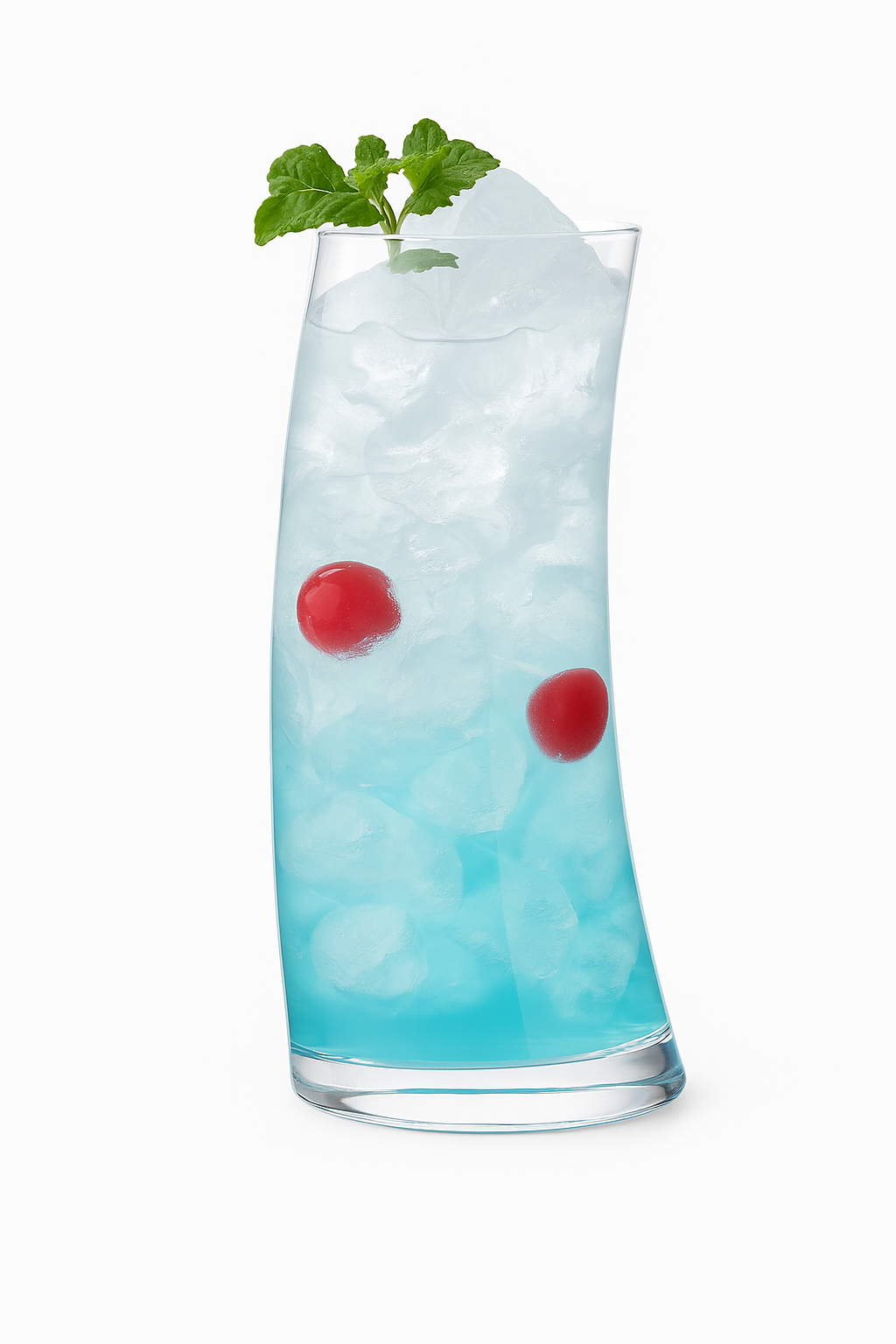 Verres collins cristal style rainuré pour cocktails boissons - vue 2 sur 2