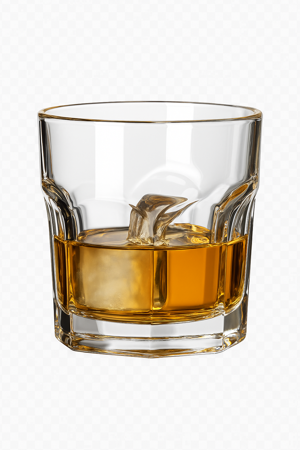 Verres cristal design facette pour bar maison fetes