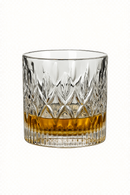 Verres en cristal texturé pour whisky vin bière