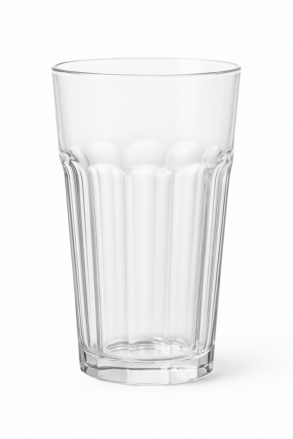 Verres épais transparents style classique pour boissons variées