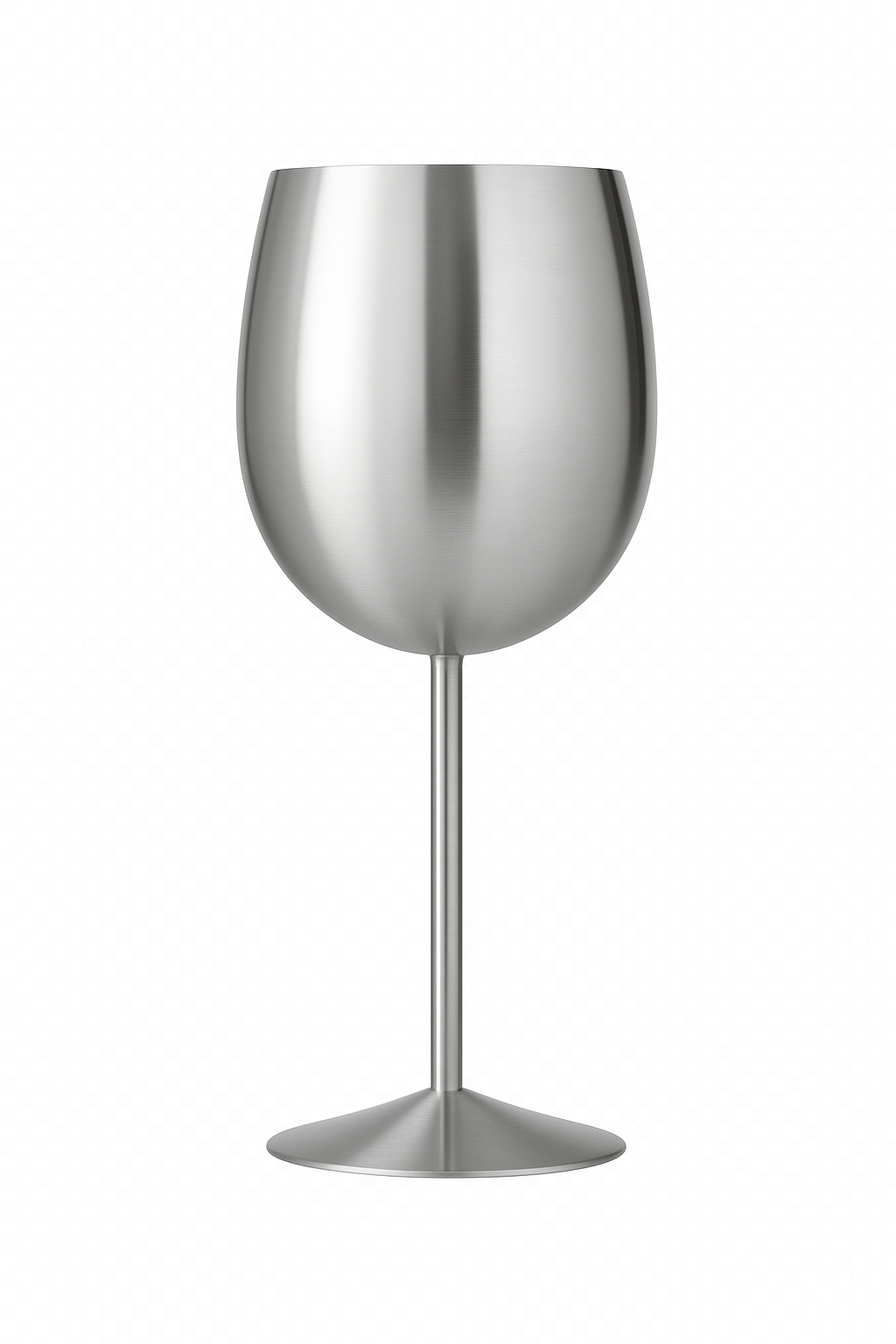 Verres vin acier inoxydable mat 350 ml moderne