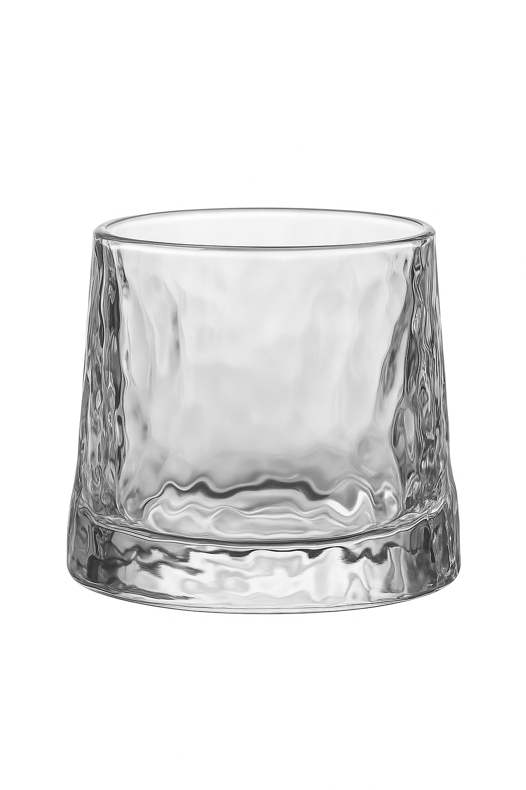 Verres whisky old fashioned relief style cristal élégant