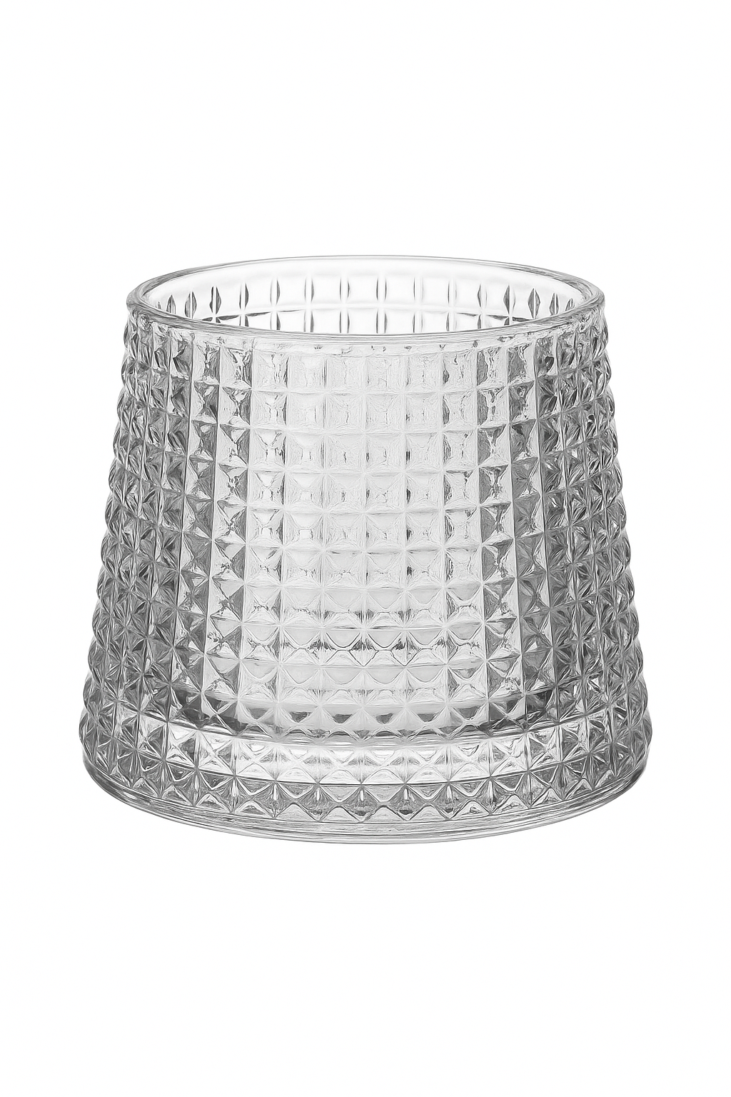 Verres whisky old fashioned style relief pour cocktails