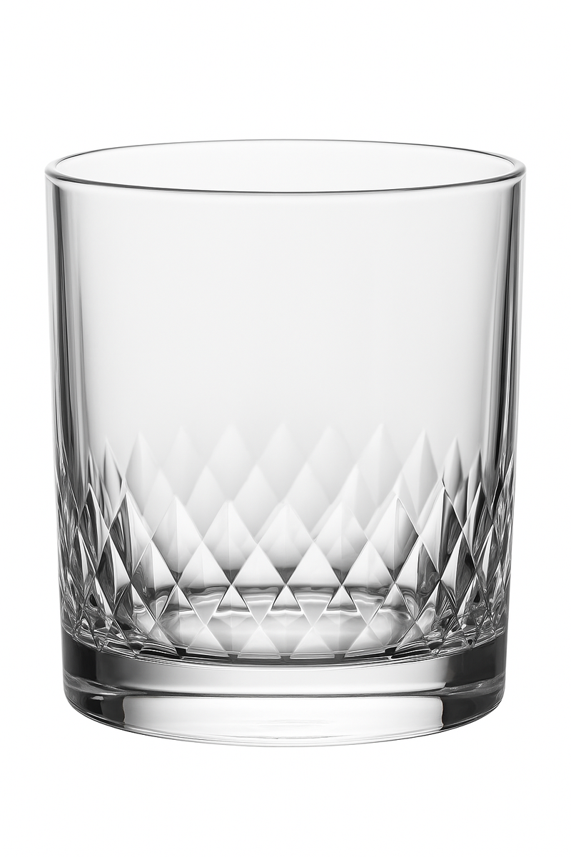 Verres whisky résistants style texturé pour cocktails