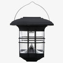 Lanterne extérieur LED verre et métal Hanging