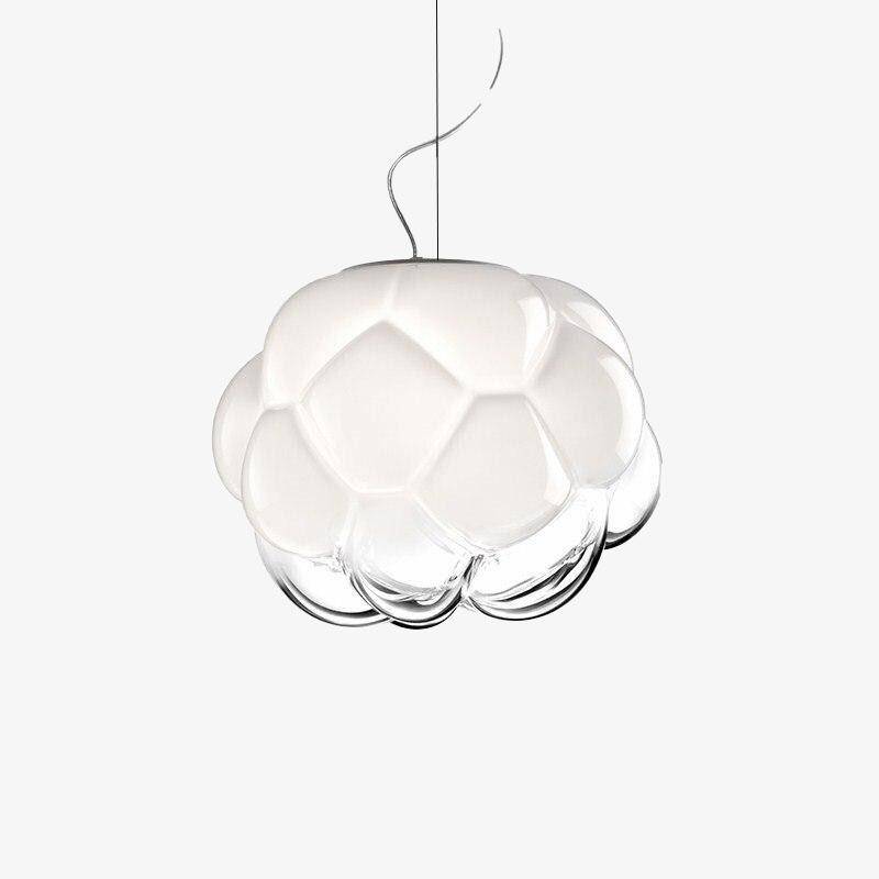 Suspension moderne à LED en verre style Cloud