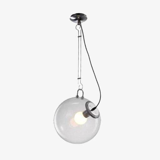 Suspension design LED sphère en verre Octave - vue 2 sur 6