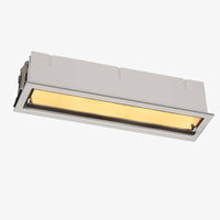 Spot rectangle à LED en métal style moderne Loft