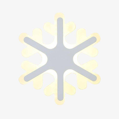 Applique murale LED flocon de neige