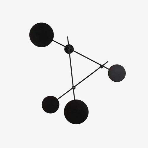 Applique murale design à LED en métal avec plusieurs disques Fly