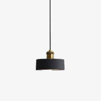 Suspension design à LED en métal avec abat-jour minimaliste Loft