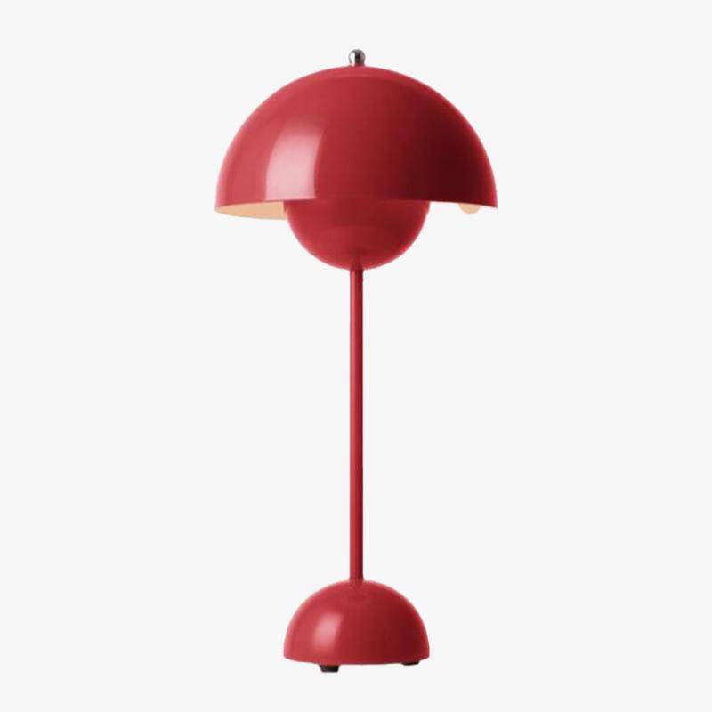 Lampe de chevet à LED colorée avec abat-jour en métal Study