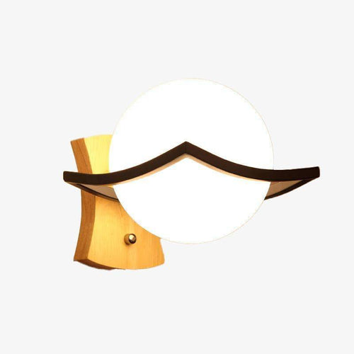 Suspension design à LED avec boule de verre