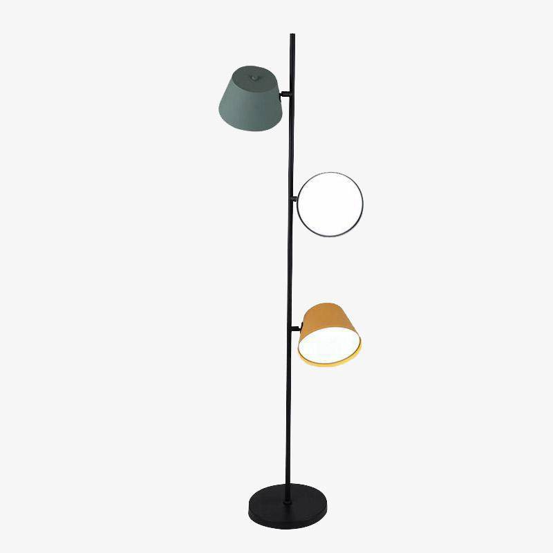 Lampadaire design moderne coloré à LED