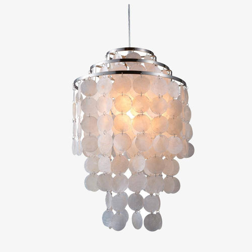 Suspension design à LED avec maille en verre Loft