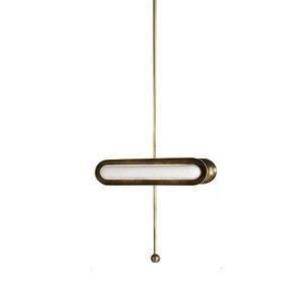 Suspension design LED arrondie en métal style Shining - vue 10 sur 10