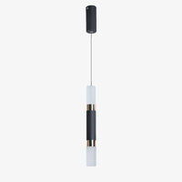 Suspension design LED cylindrique en acier Mosko
