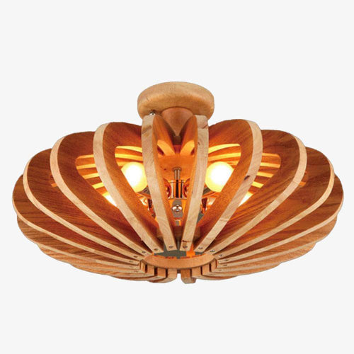 Plafonnier en bois design European Wood
