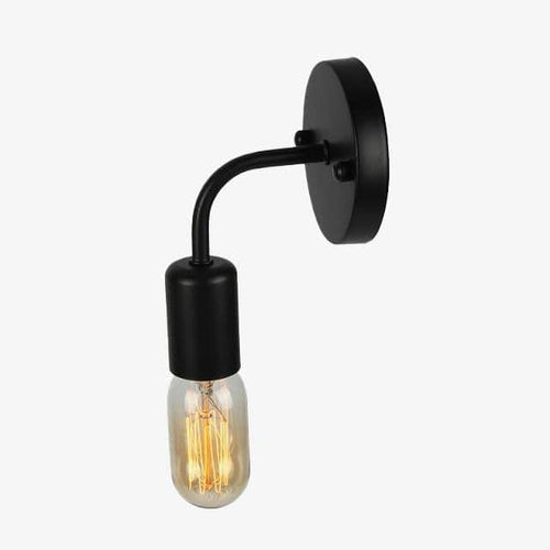 Applique murale moderne à LED en métal arrondi Loft