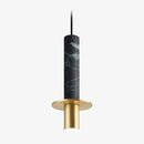 Suspension design à LED en ciment terrazzo style Luxury