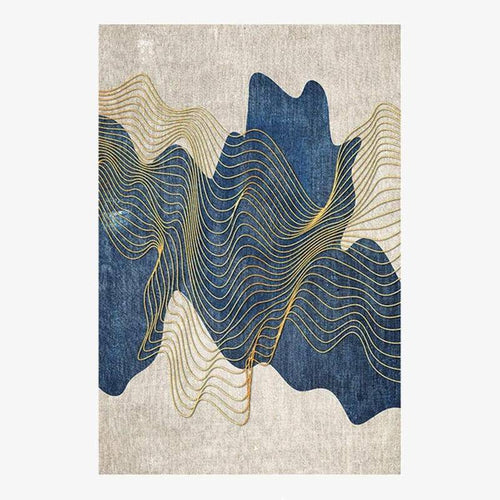 Tapis rectangle design au style abstrait Oxavo A