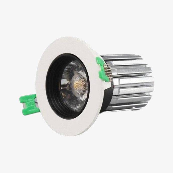 Spot encastré moderne LED rond blanc - vue 2 sur 10