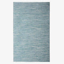 Tapis rectangle bleu et rayures style Soft C