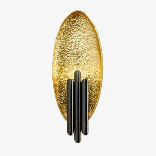 Applique murale design LED arrondie avec trois tubes style Sconce