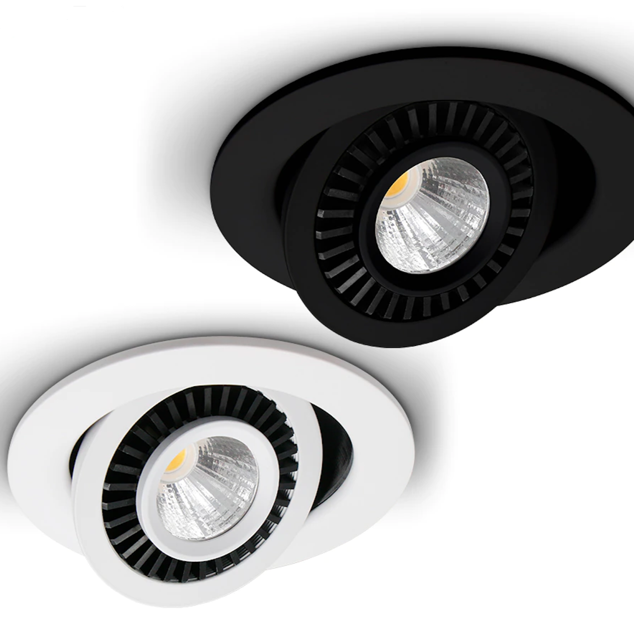 Spot moderne rond LED à encastrer orientable - vue 4 sur 7