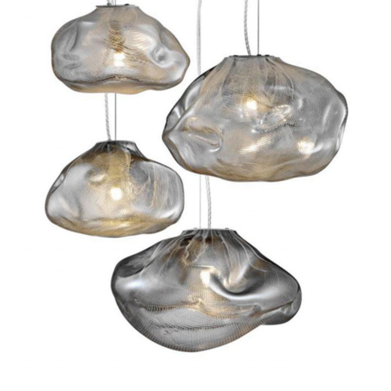 Suspension design en verre déformé Marsden - vue 5 sur 8