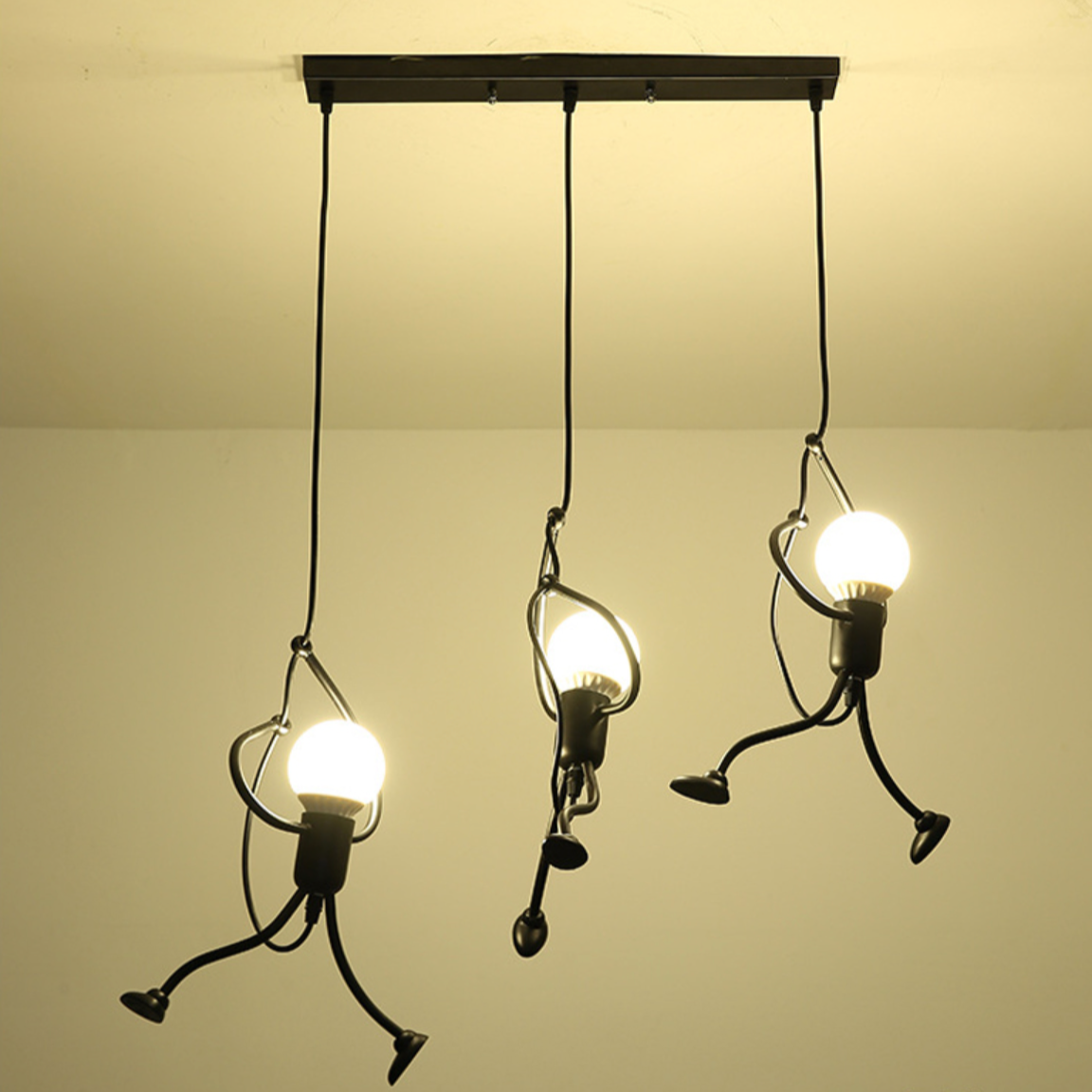 Suspension design à LED bonhomme suspendu Human - vue 7 sur 8
