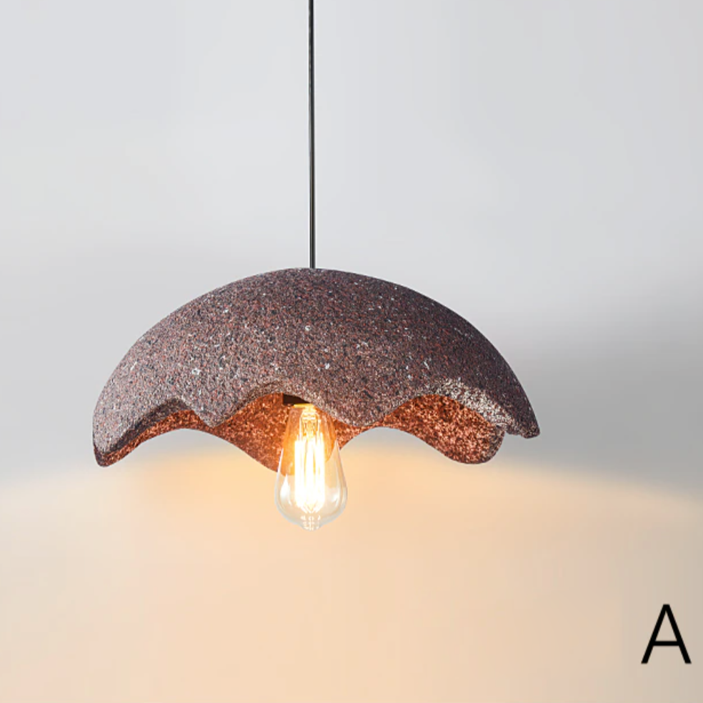 Suspension design avec abat-jour en forme de fleur Selza - vue 5 sur 8
