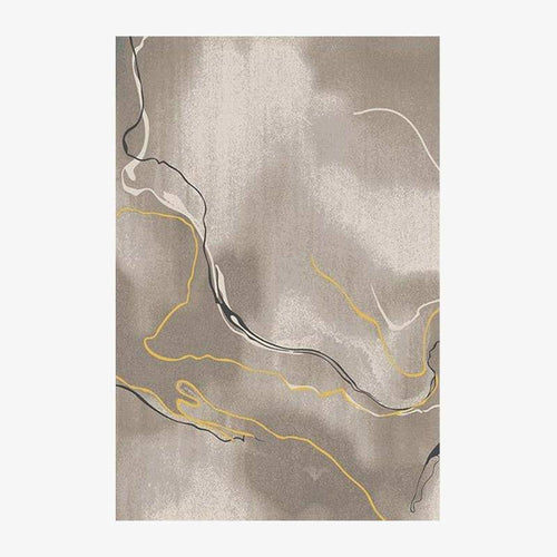 Tapis rectangle design au style abstrait Oxavo F