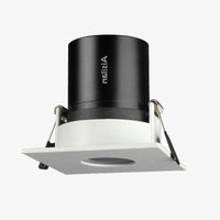 Spot rond LED encastré aux bords fins modernes
