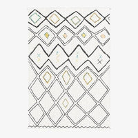 Tapis rectangle aux formes géométriques style Piquio G