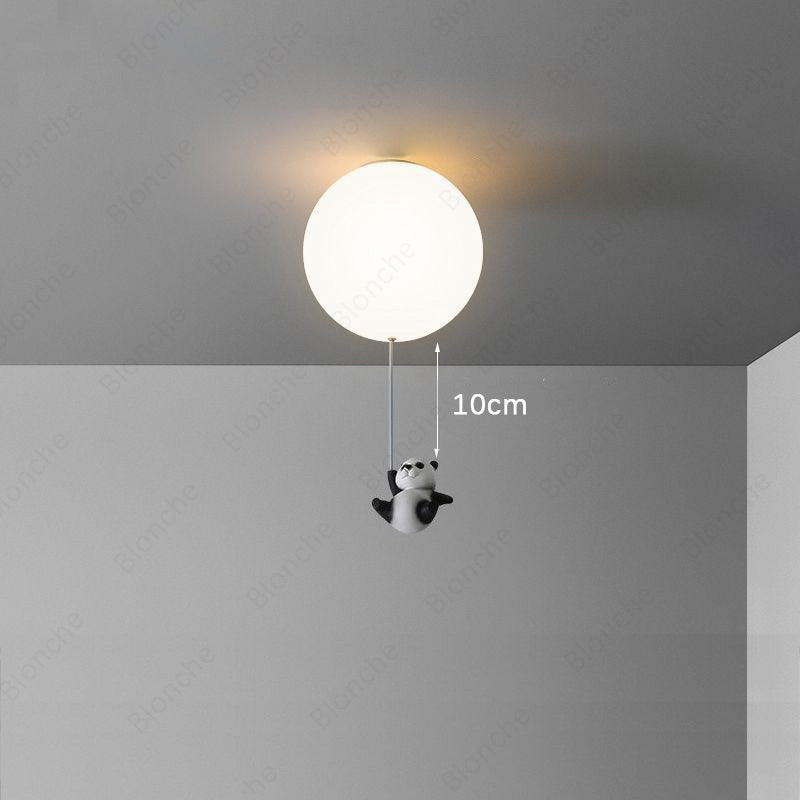 Plafonnier pour enfant LED avec ballon et panda Otto - vue 13 sur 13