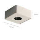 Spot design LED de forme carré Aubenas