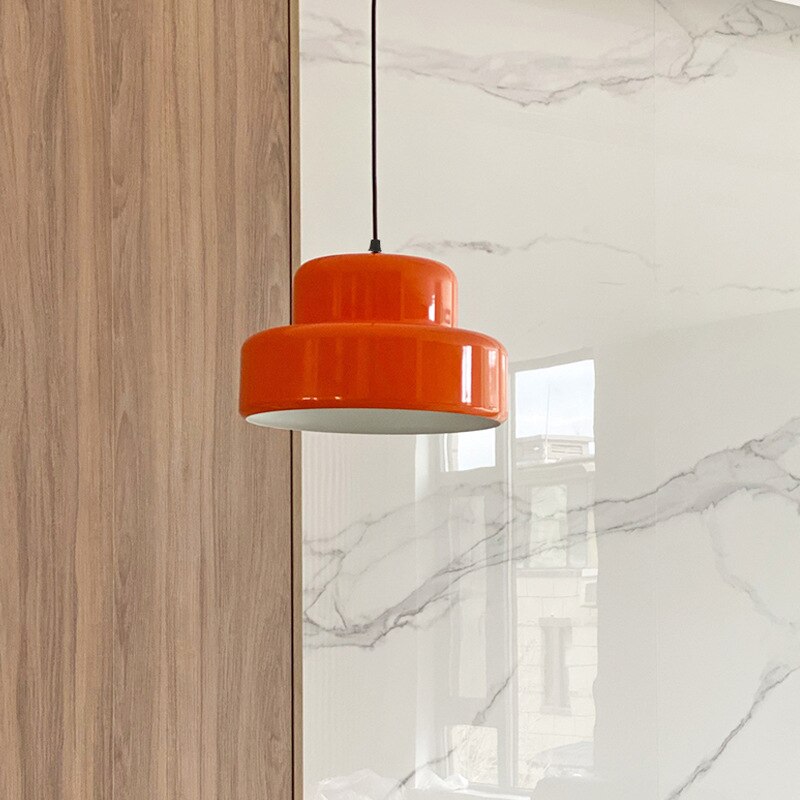 Suspension design avec abat-jour coloré Hirphan - vue 5 sur 7
