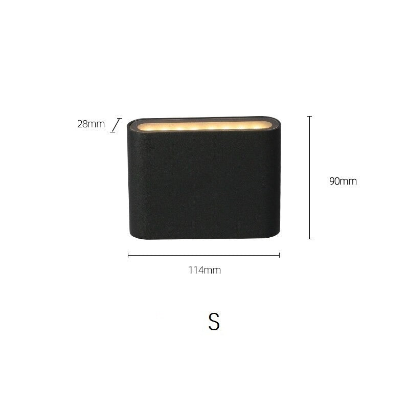 Applique murale moderne LED rectangulaire Thais - vue 4 sur 7