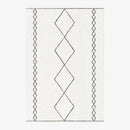 Tapis rectangle aux formes géométriques style Piquio H
