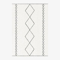 Tapis rectangle aux formes géométriques style Piquio H