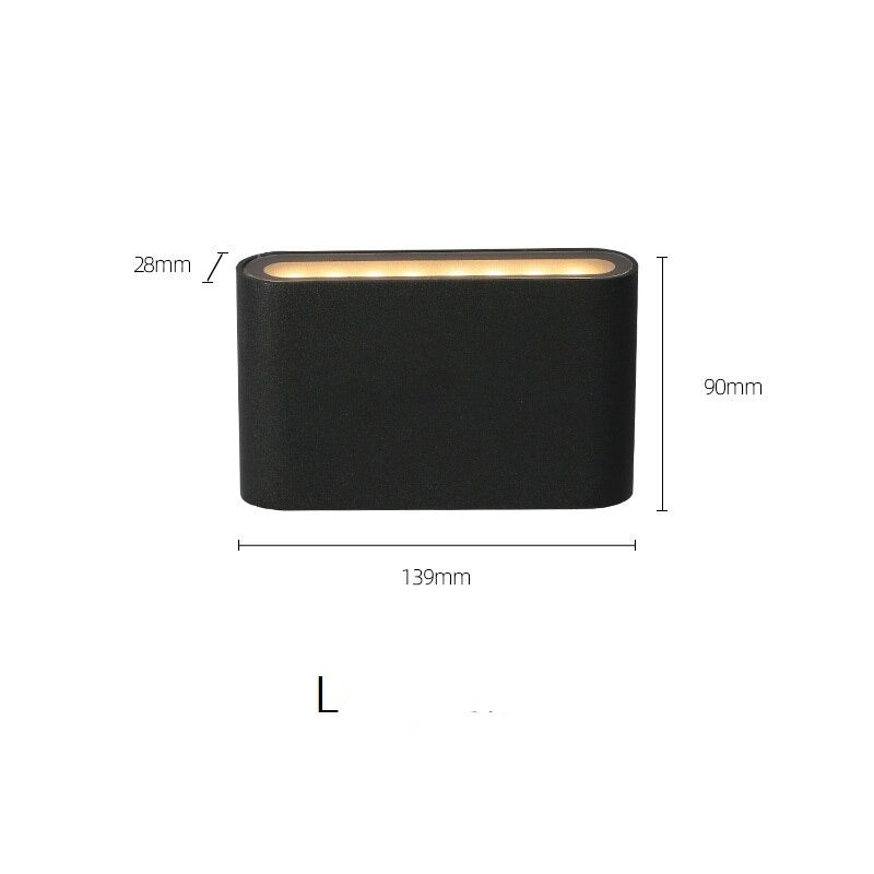 Applique murale moderne LED rectangulaire Thais - vue 5 sur 7