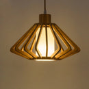 Suspension moderne avec abat-jour en bois Alfa