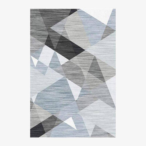 Tapis rectangle moderne style géométrique Wilson J