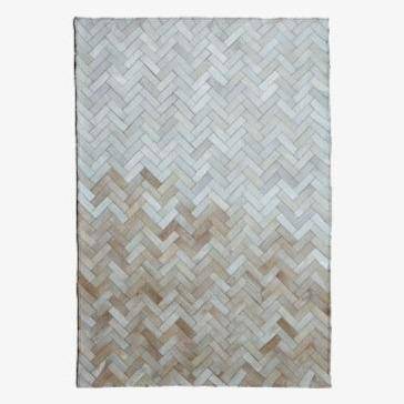 Tapis rectangle style Cowhide J